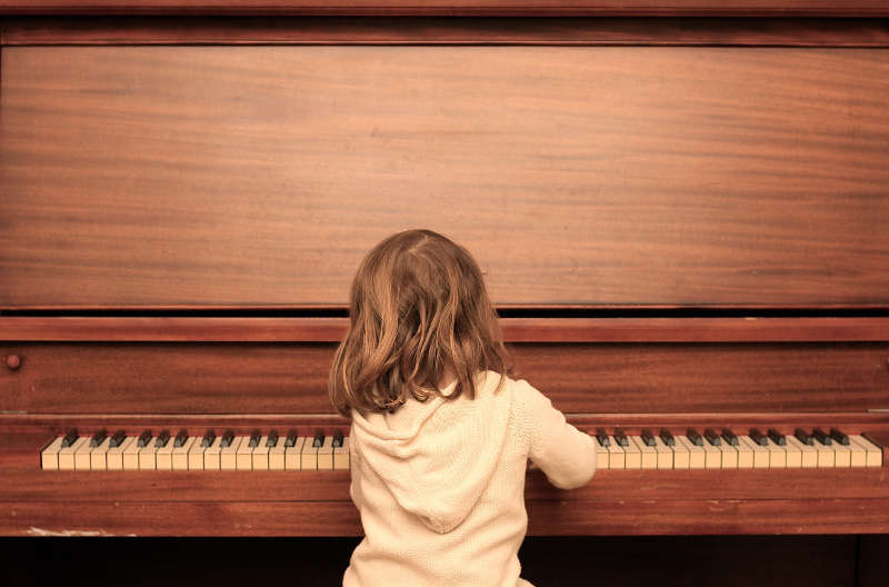 Girl Playing Piano